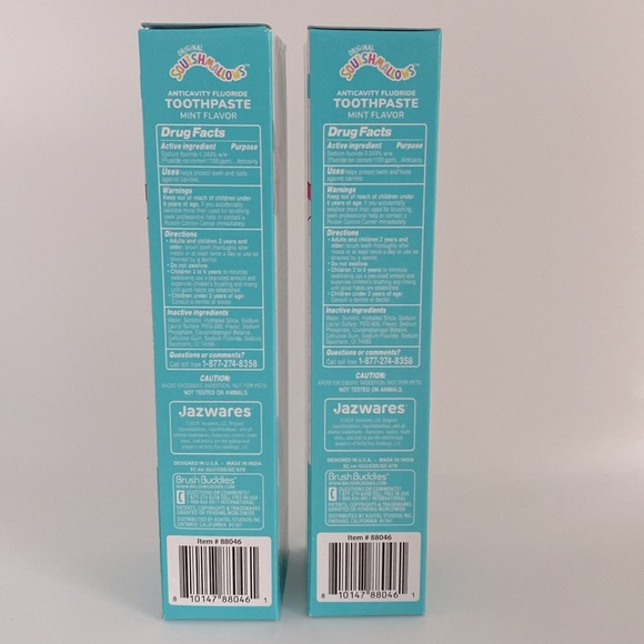 Squishmallows Toothpaste Bundle Set of 2 New - Picture 2 of 4